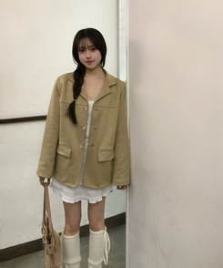 スウェードジャケット LIGHT CARMEL