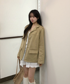 スウェードジャケット LIGHT CARMEL