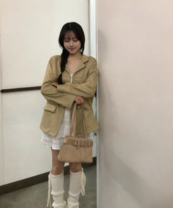 スウェードジャケット LIGHT CARMEL