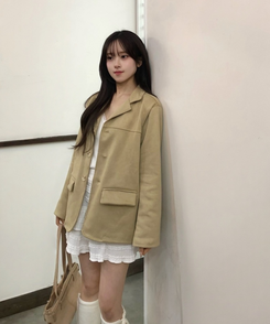 スウェードジャケット LIGHT CARMEL