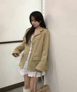 スウェードジャケット LIGHT CARMEL