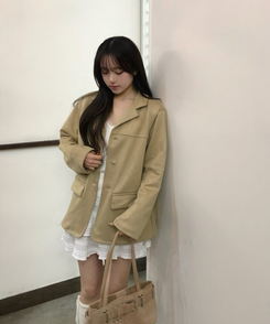 スウェードジャケット LIGHT CARMEL