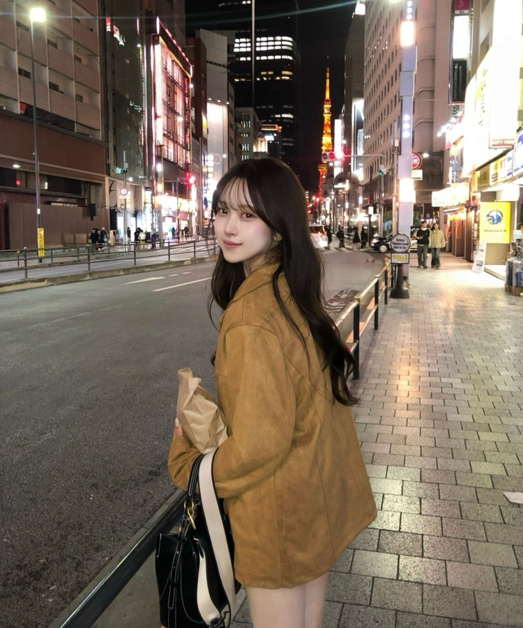 スウェードジャケット CAMEL