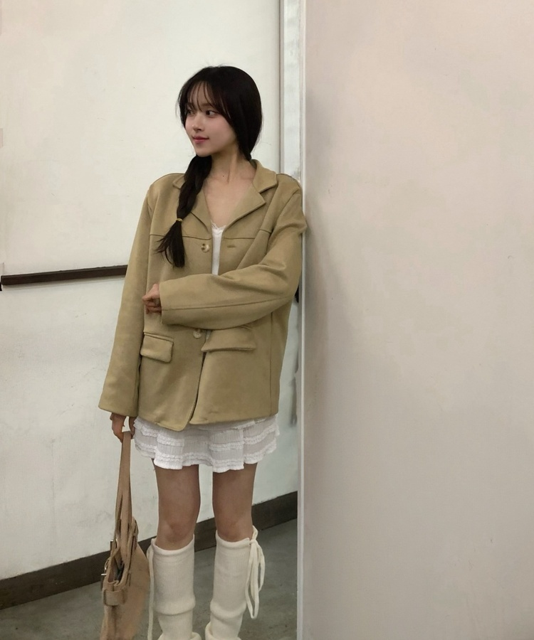 スウェードジャケット LIGHT CARMEL