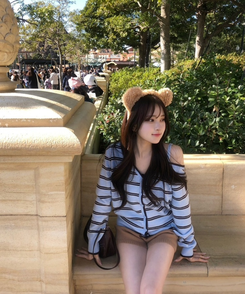 無地ニットショートパンツ DEEP BEIGE