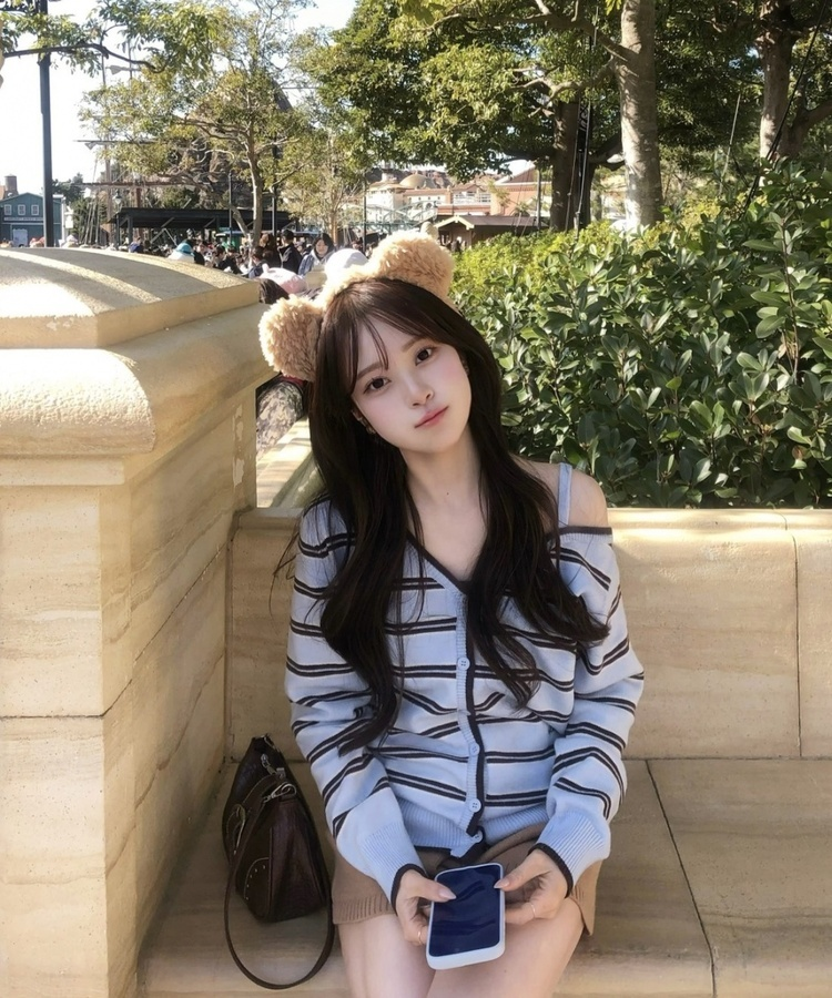 無地ニットショートパンツ DEEP BEIGE