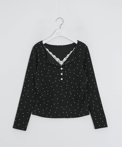 레이스 레이어드 도트 이너티