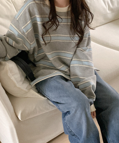 【起毛】パキッドワイドデニムパンツ DEEP DENIM