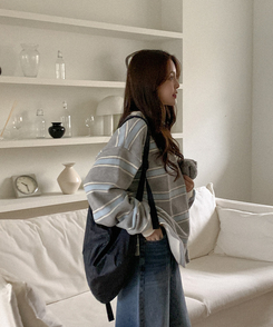 【起毛】パキッドワイドデニムパンツ DEEP DENIM