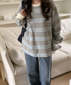 【起毛】パキッドワイドデニムパンツ DEEP DENIM