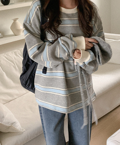 【起毛】パキッドワイドデニムパンツ DEEP DENIM