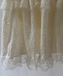 달콤 레이스 빈티지 프릴 캉캉 모리걸 롱 스커트