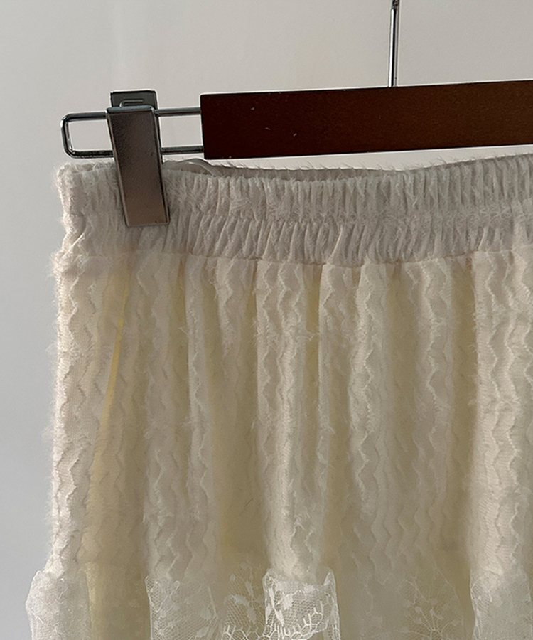 달콤 레이스 빈티지 프릴 캉캉 모리걸 롱 스커트