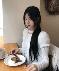 【SET】ナチュラルレーストップス＋ストール IVORY