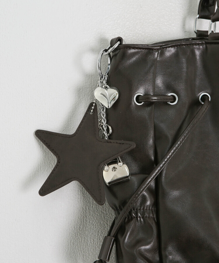 레더 대용량 숄더백