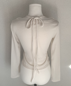 ホルターネックシフォンシャーリングブラウスTシャツ