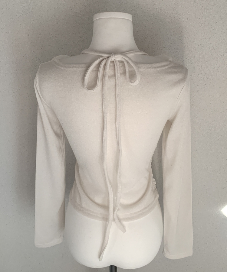 ホルターネックシフォンシャーリングブラウスTシャツ