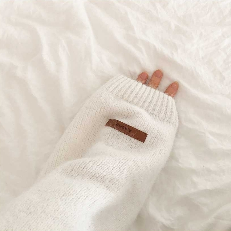 オーバーフィットヘンリーネックニット(5color) IVORY