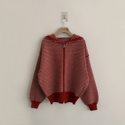 겨울까지 따뜻한 에리 팬던트 오버핏 겨울 긴팔 니트 후드 집업 루즈핏 가디건 데일리 상의 5color