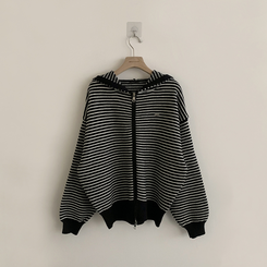 겨울까지 따뜻한 에리 팬던트 오버핏 겨울 긴팔 니트 후드 집업 루즈핏 가디건 데일리 상의 5color