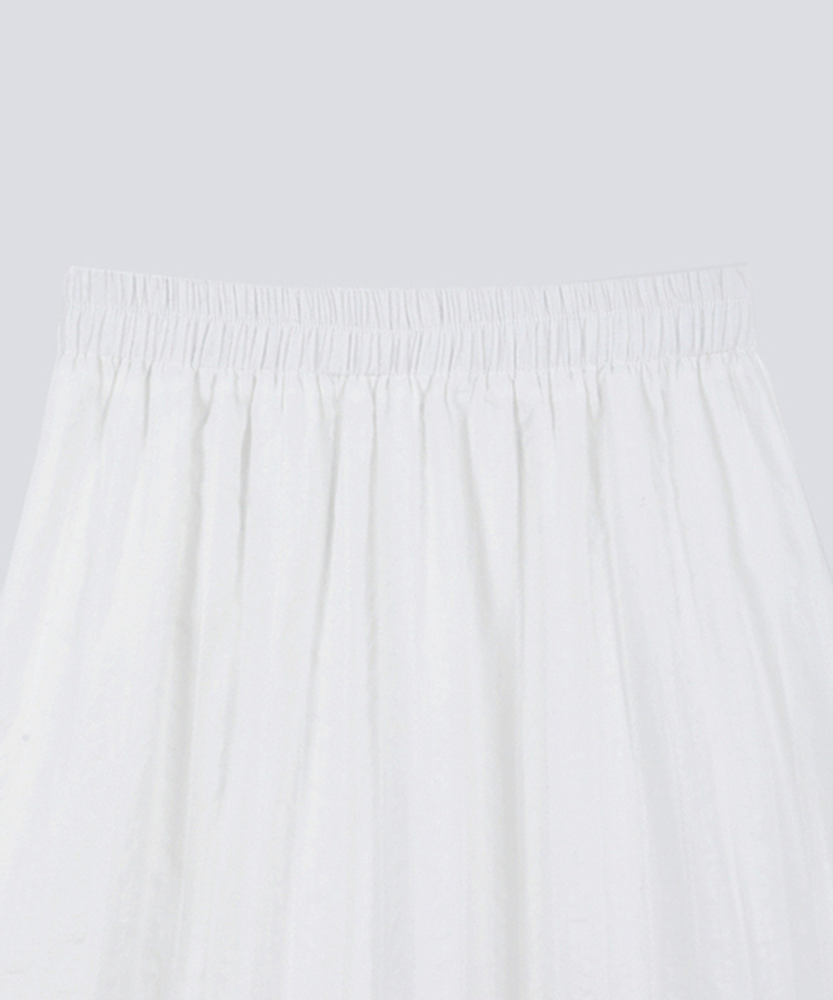 アイレットフリルロングスカート