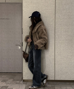 スエードミニバックパック BROWN