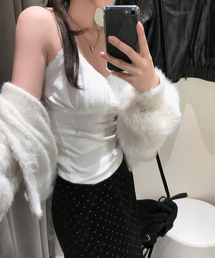 スエードミニバックパック BLACK