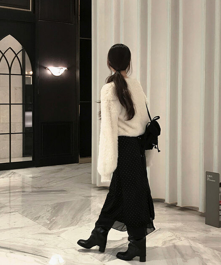 スエードミニバックパック BLACK