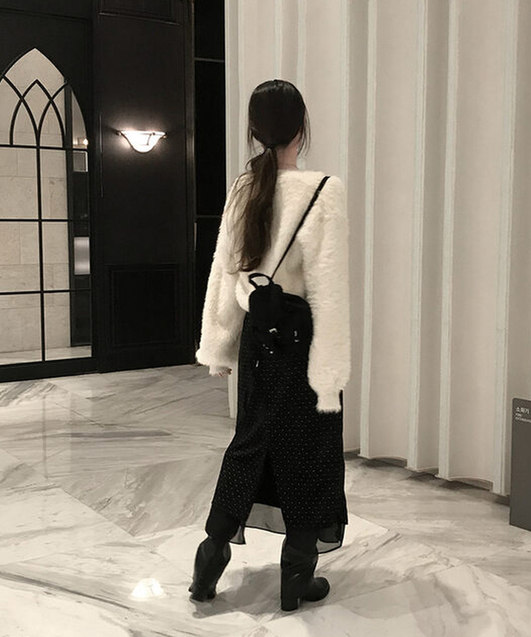 スエードミニバックパック BLACK