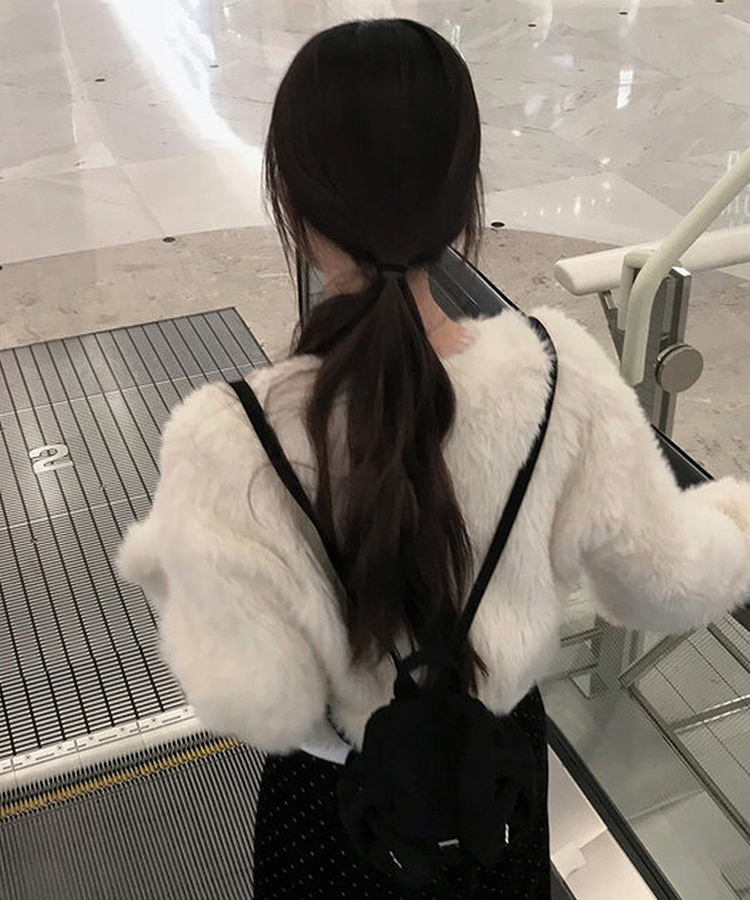 スエードミニバックパック BLACK