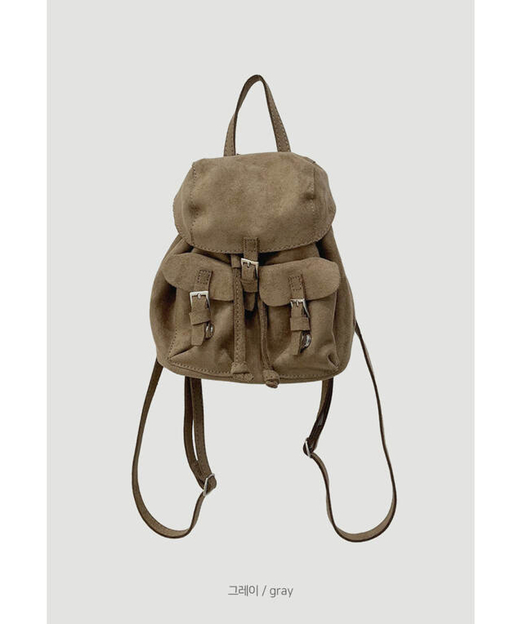 スエードミニバックパック