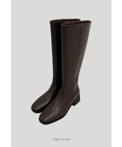 ベーシックスクエアロングブーツ