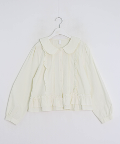 レースフリルブラウス