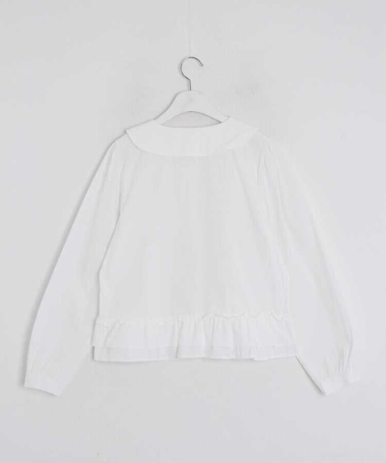 レースフリルブラウス