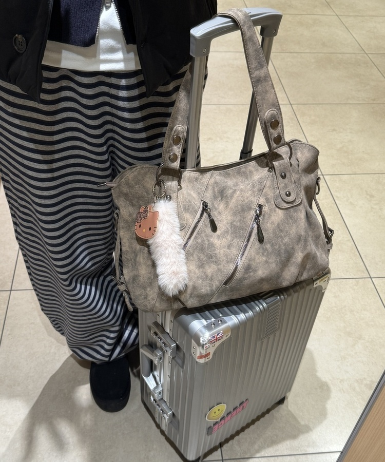 ヴィンテージライクビッグバッグ KHAKI BEIGE