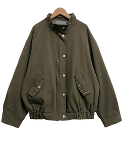 アイレットスタッドコットンジャケット