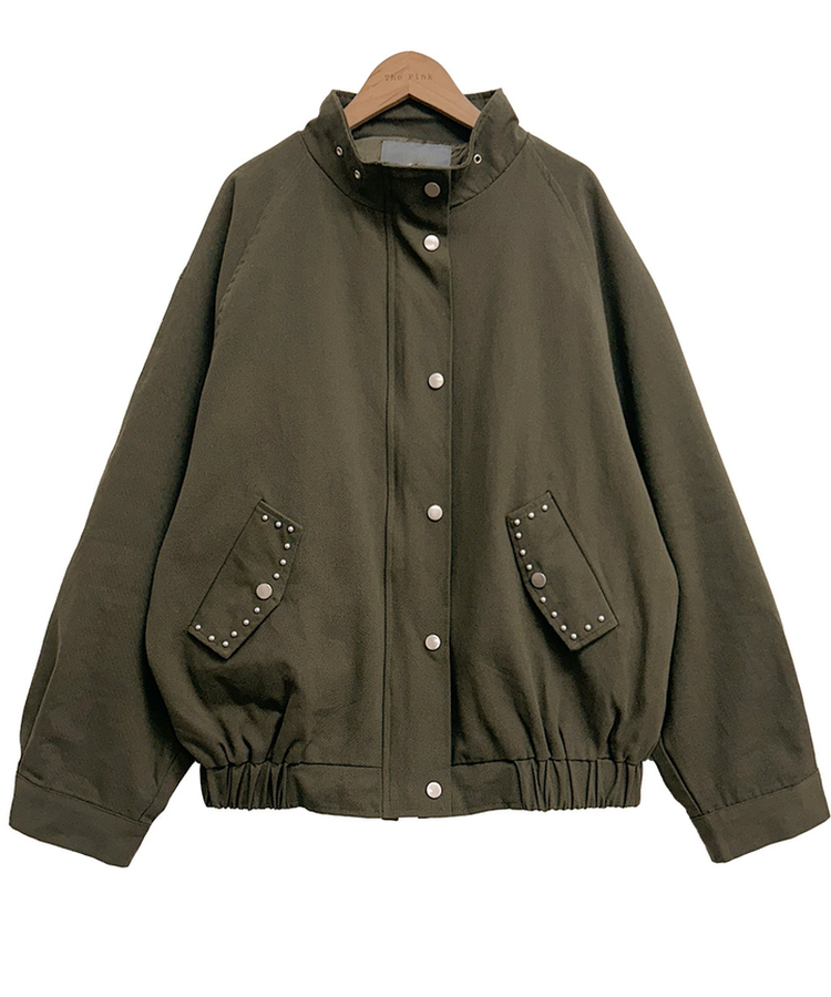 アイレットスタッドコットンジャケット