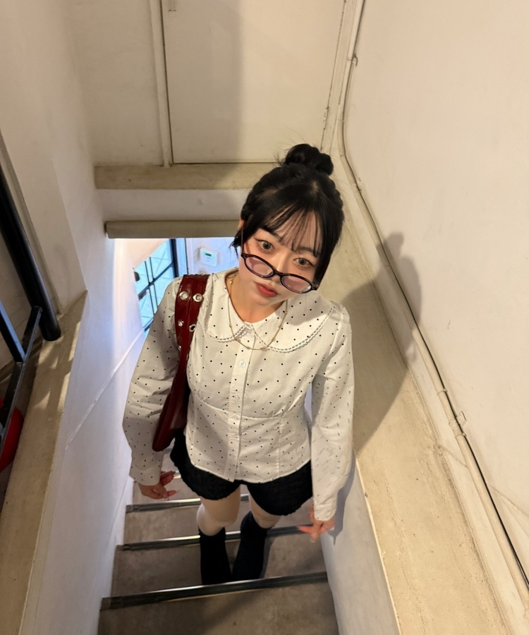 긱시크 너드 안경 호피