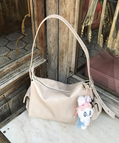 サイドポケットクロスバッグ IVORY