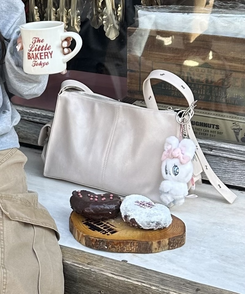 サイドポケットクロスバッグ IVORY