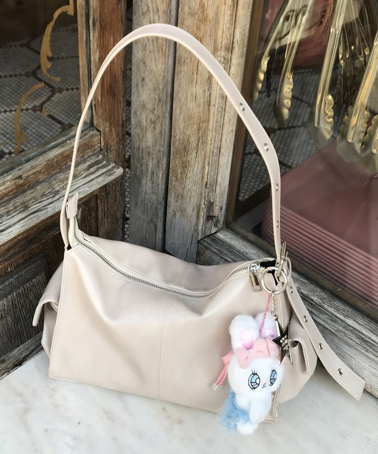 サイドポケットクロスバッグ IVORY