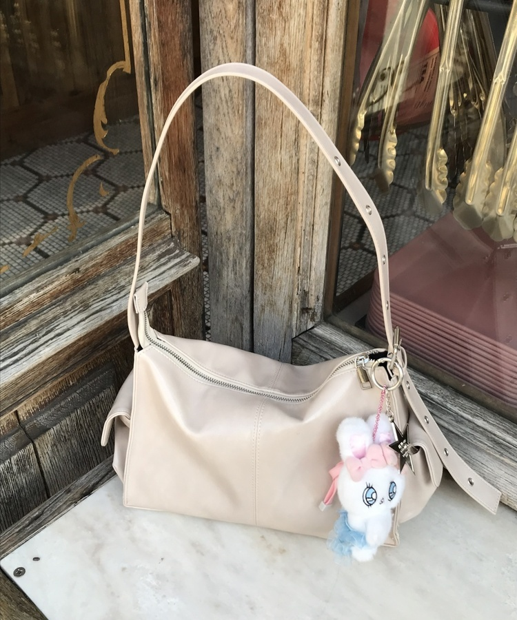 サイドポケットクロスバッグ IVORY