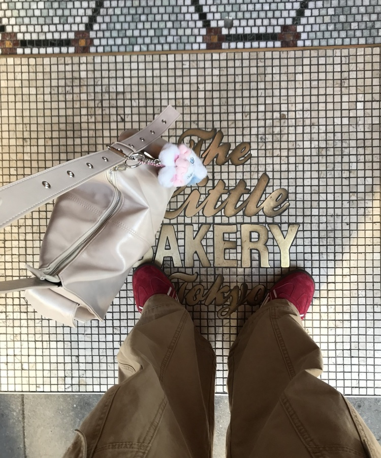 サイドポケットクロスバッグ IVORY