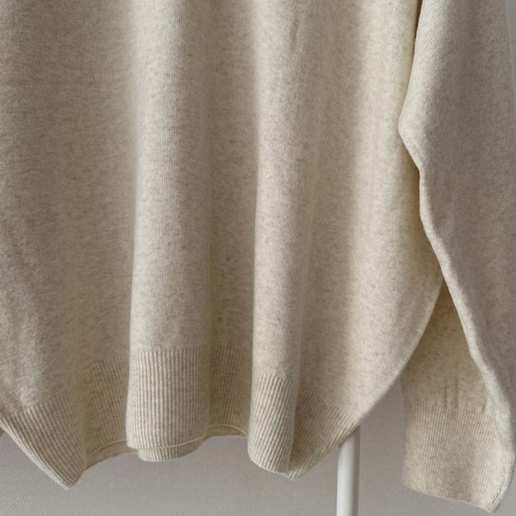 デイリーウールVネックニット(8color)