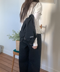 【マフラー付き】レイヤード長袖Tシャツ IVORY