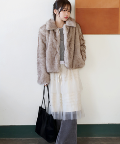 ラフレイヤードTシャツ MELANGE GRAY