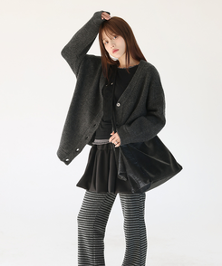 ラフレイヤードTシャツ BLACK