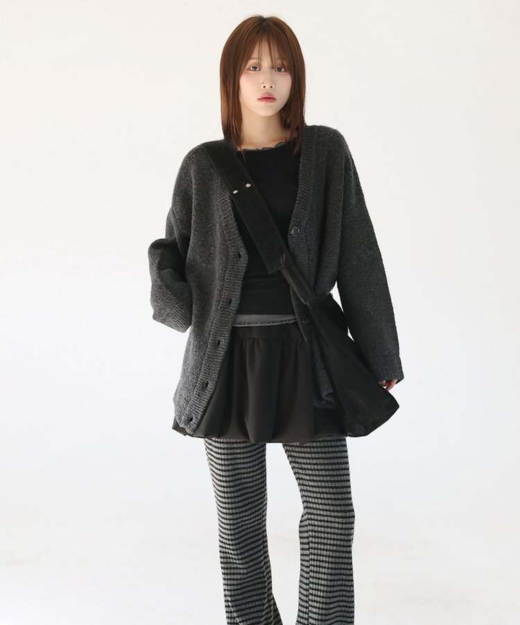 ラフレイヤードTシャツ BLACK