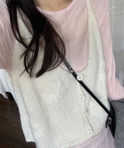 ウェーブ長袖Tシャツ(6color) SOFT PINK