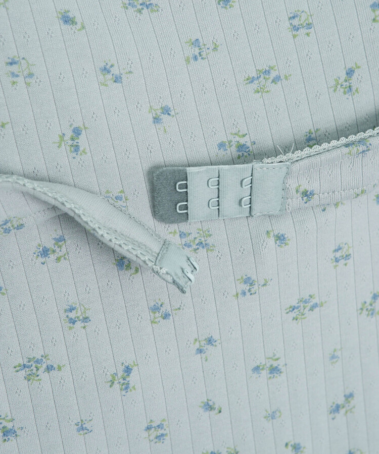 잔꽃 레이어드 긴팔티셔츠